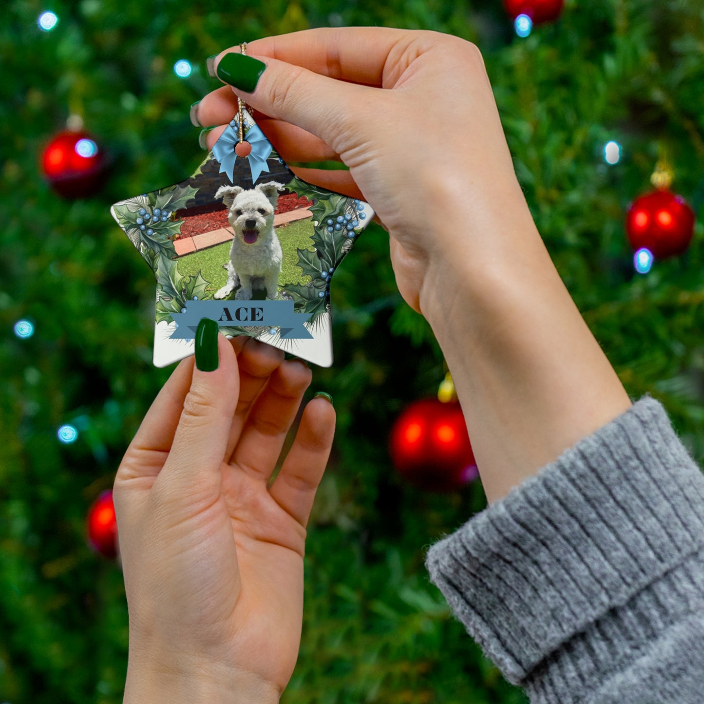 Ceramic Ornament, 4 Shapes