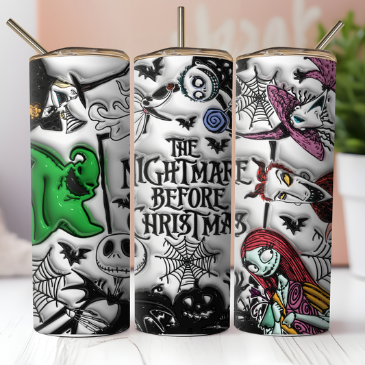 3D The Nightmare Before Christmas Tumbler