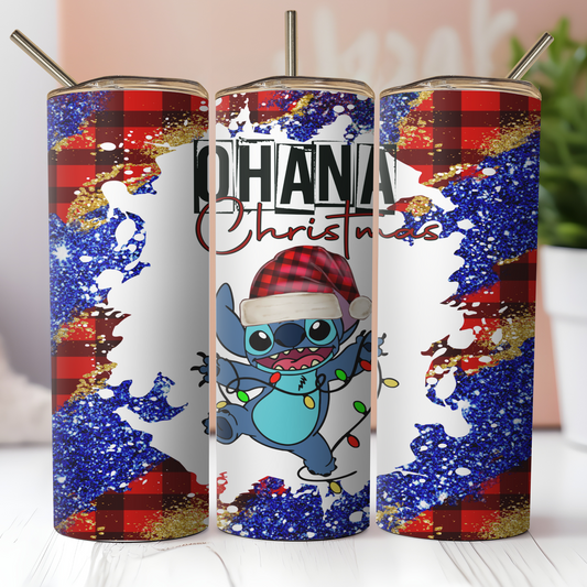 Ohana Christmas Tumbler