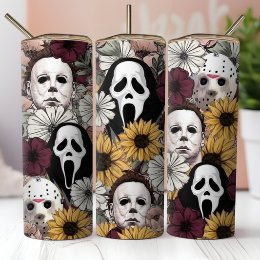 Killer with flowers Tumbler