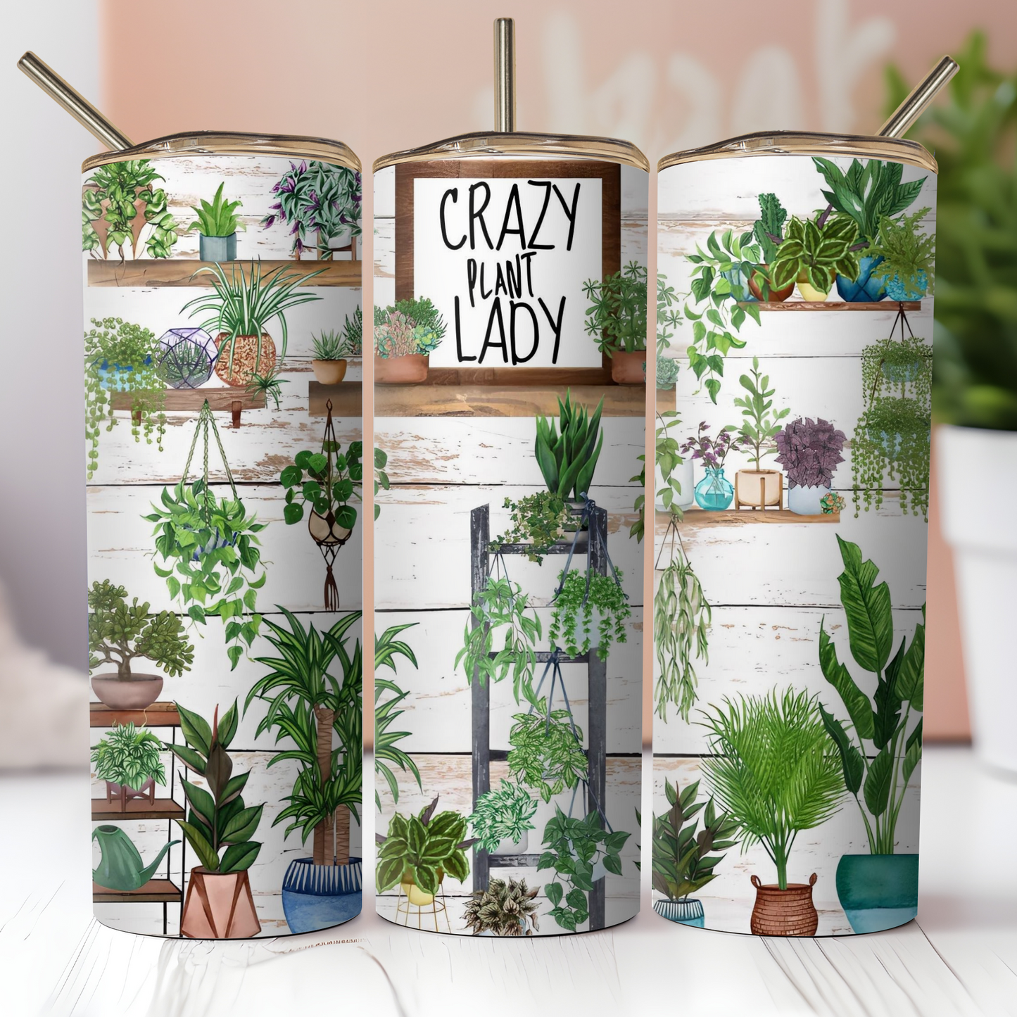 Crazy Plant Lady Tumbler