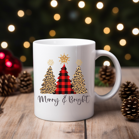 Merry and Bright Mug 11 oz