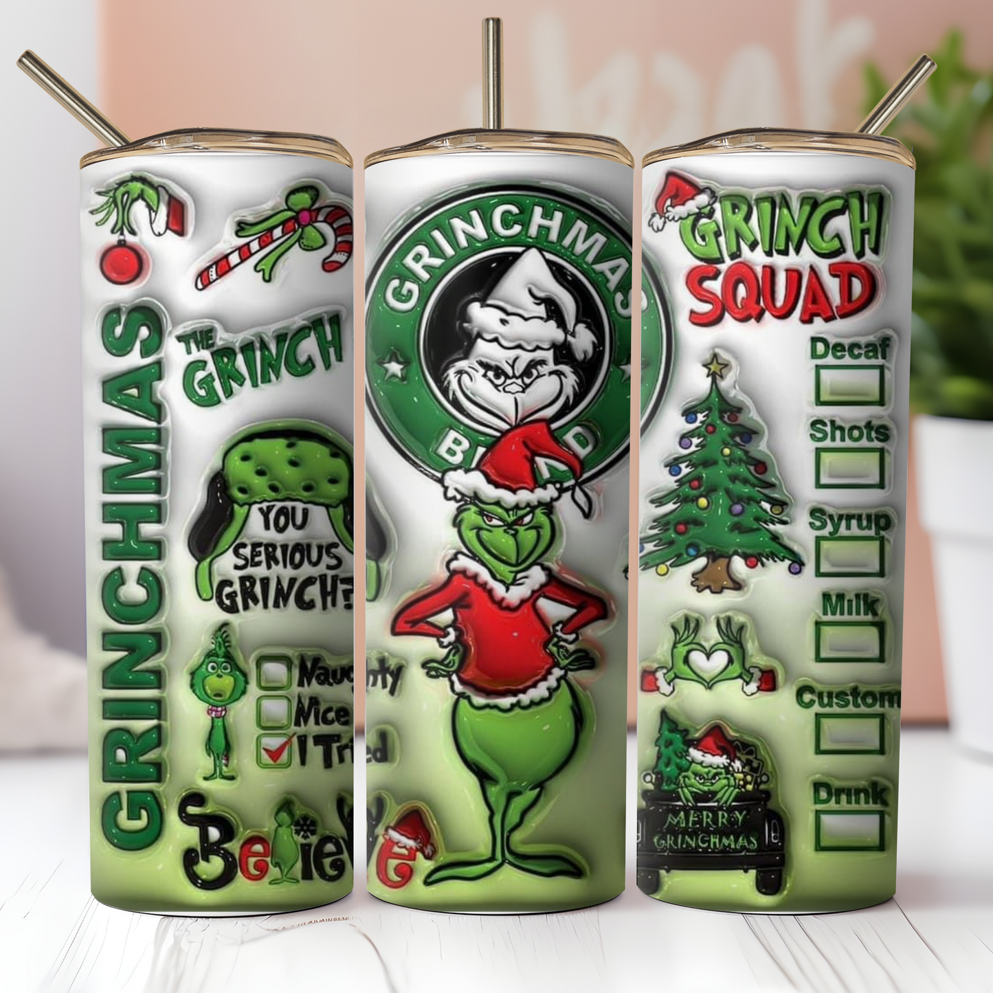 3D Grinchmas Tumbler