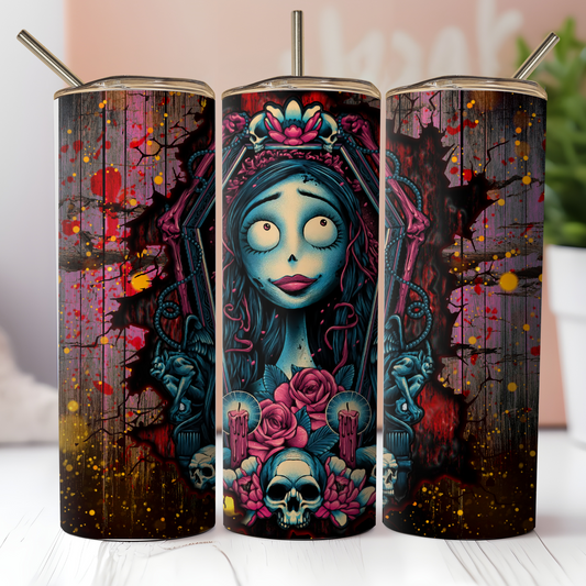 Corpse Bride Emily Tumbler