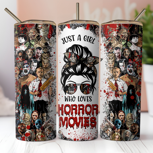 Just A Girl Who Loves Horror Movies Tumbler